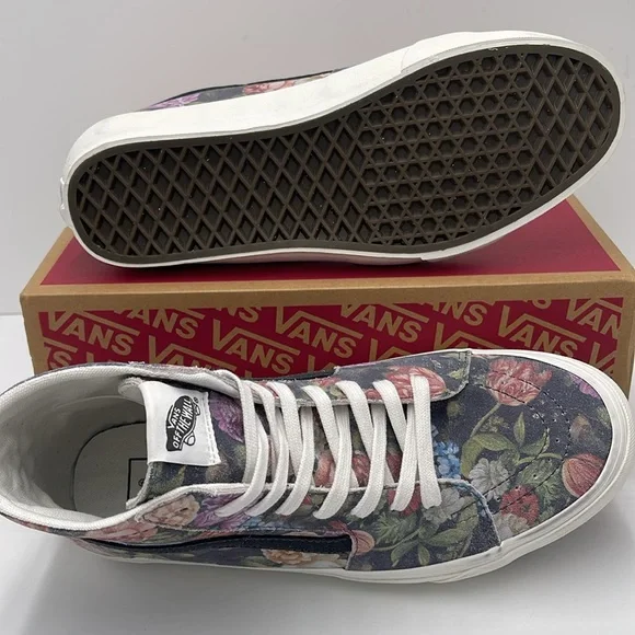 Vans Men’s Moody Floral Sk8-Hi Tapered Sneakers Grey/White
VN0A7Q621XM - Picture 3 of 16